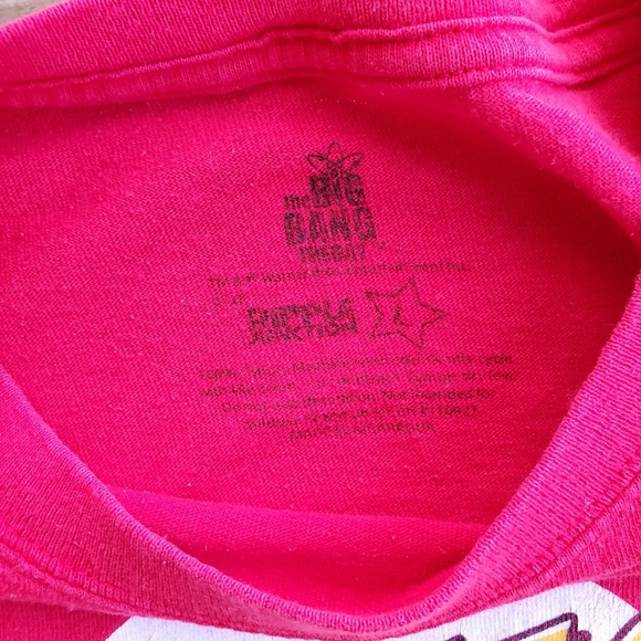 Warner Bros. Big Bang Theory Bazinga Red T-Shirt Large - Picture 3 of 3